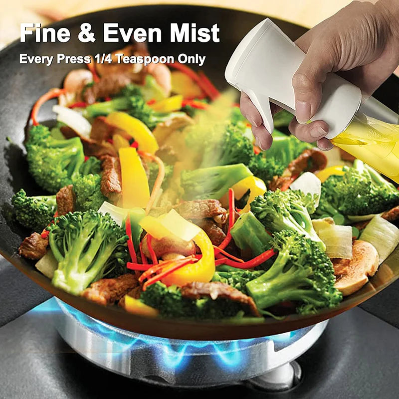 200\300\500ml Kitchen Oil Spray Bottle Olive Acid Sprayer for Cooking BBQ Baking Oil Dispenser Nebulizer Accessories Gadget
