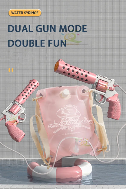 Backpack Electric water gun,Full-Automatic Shooting Water Gun Toys for male Summer Outdoor Beach High-capacity Guns Game Gifts