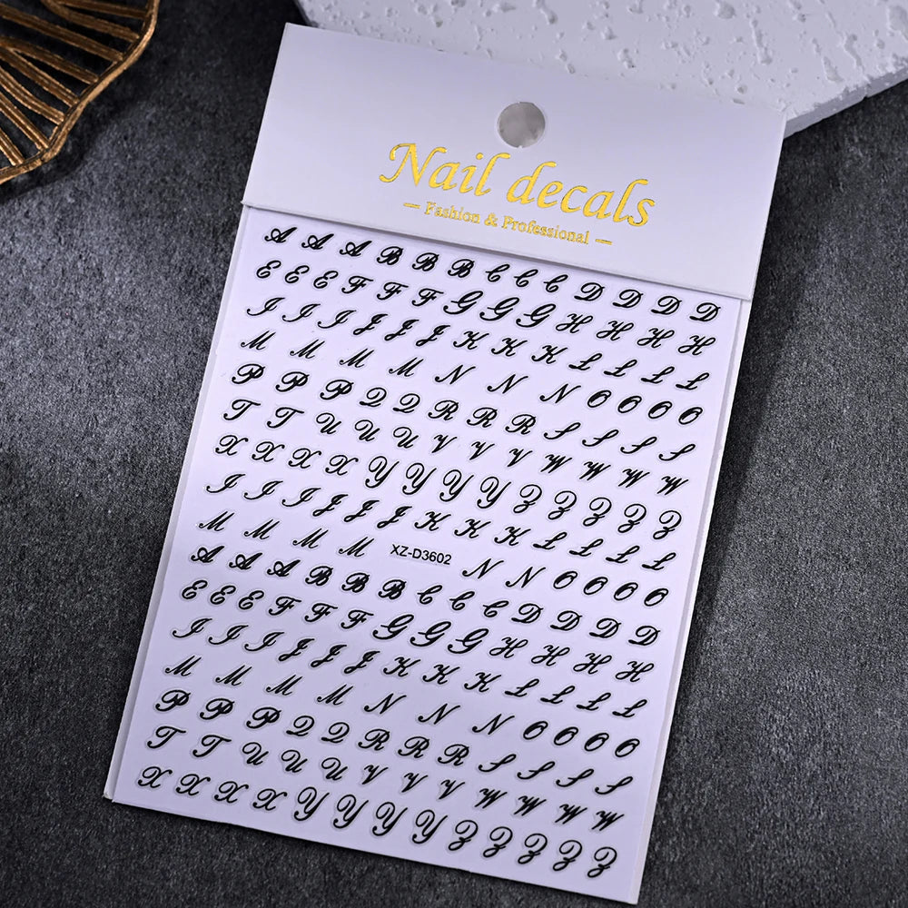 1pc Sliver Gold Star Nail Art Stickers Y2K Charms Self-Adhesive Sliders Laser White Chrome Gel Polish Decals Kawaii Accesories