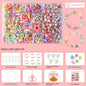 Arts Crafts DIY Handmade Beaded Kit DIY Handmade DIY Making Beads Kit Colorful Kawaii Kit for Make Bracelets Beads Girl Gift