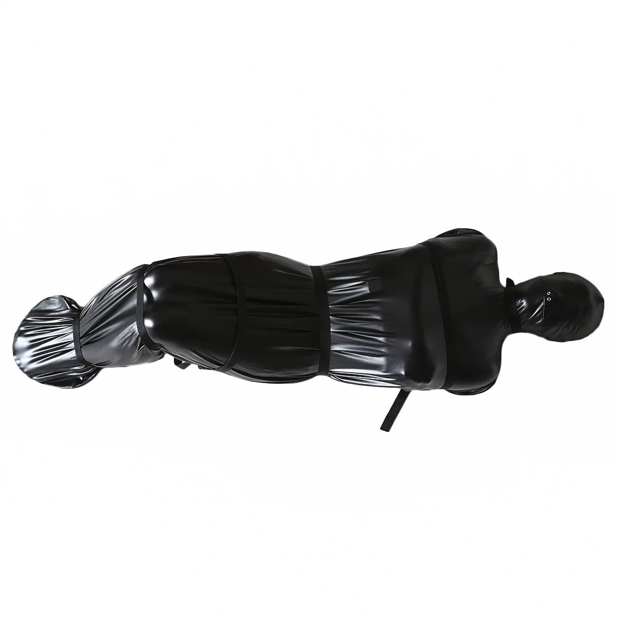 Sex Slave Binding Straitjacket Erotic Costume BDSM Bondage Mermaid Mummy Restraint Bags Sleeping Bag Leather Bodysuit Arm Binder