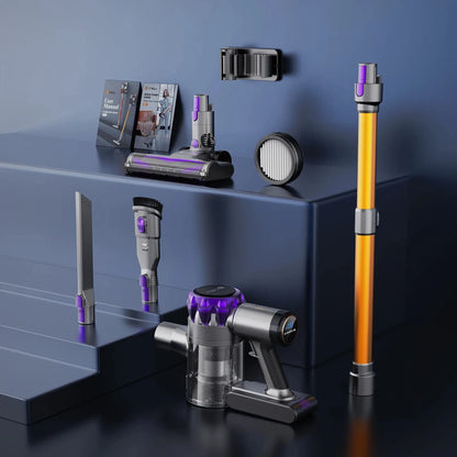 INSE S3P Cordless Vacuum Cleaner 45Kpa Powerful Handheld Stick Vacuum with LED Display 55-Min Running Self-Standing for Carpet H