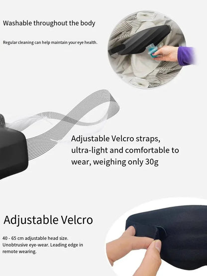 HOMEFISH Eye Mask Sleep 3D Stereoscopic Sleep Aid for Men Women Adult Portable For Sleeping Block Out Light Eye Mask Travel