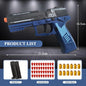 SIG17 Throwing Shell Soft Bullet Toy Gun with Blowback Outdoor Sports CS Game Pistol Launcher Model Birthday Gift