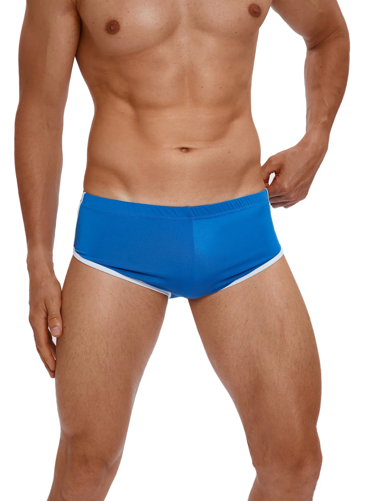 Sexy Running Elastic Sport Shorts Men's Summer Shorts Hot Pants Bar Nine Points Slim Fit Cotton Milk Silk Men's Fashion