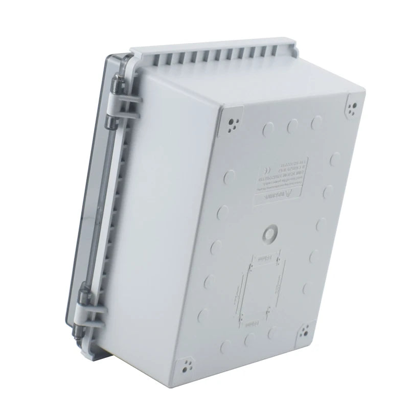 IP67 Waterproof Gray/Transparent Cover Enclosure Juction Box ABS Plastic Outdoor Electronic Instrument Hinge Case