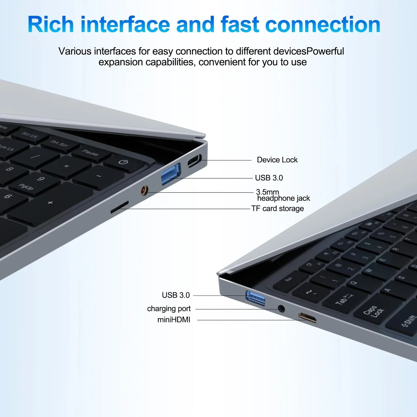 15.6" Laptop Computer Windows 11 Core i9-10980HK PC Gamer 16GB RAM Fingerprint Unlock Notebook Laptops Backlight Study Computer