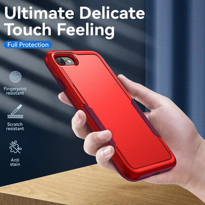 For iPhone SE 3 2022 Case Shockproof Hybrid Case Dual Layer Design Hard Cover For iPhone SE 2 2020/iPhone 6/6S/7/8 Plus Cases