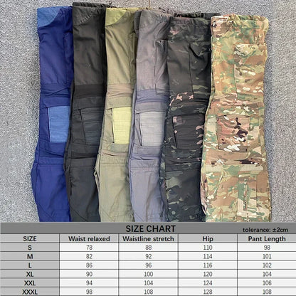 Hunting Tactical Pants Military US Army Cargo Pants Work Clothe Combat Uniform Paintball Multi Pockets Tactical Clothes Dropship
