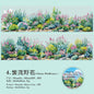 50mm*2m Plant flower landscape PET Tapes Creativity Scrapbooking Hand Account Adhesive hand made Diy Junk Journal Craft Supplies