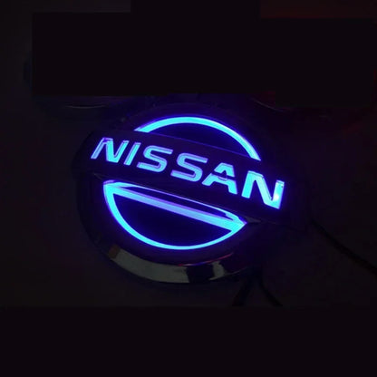 5D Led Light Car Rear Logo Emblem 10.6cm 11.7cm Badge for Nissan Sylphy N7 Qashqai Teana Note Navara Juke Patrol X-trail Murano