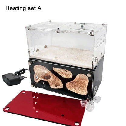 Expanded Anthill Ant House Acrylic Ant Kennel Insect Box Concrete Ant Farm Intelligent Temperature Control Ants Nest Spliceable