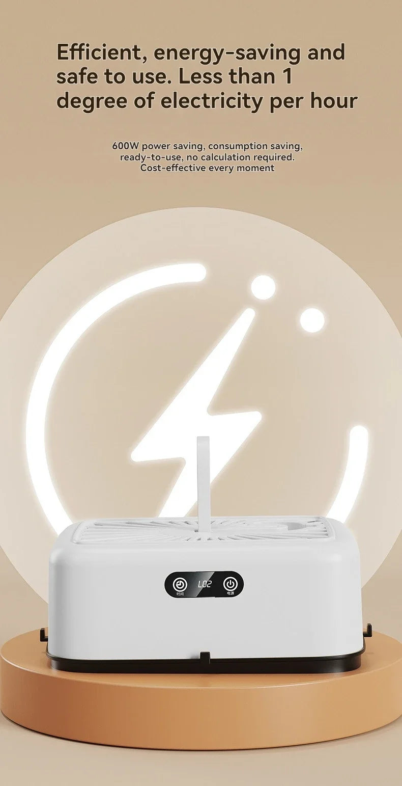 New Mini Portable Dryer Foldable Electric Dryer Intelligent Timed Fast Drying Household Cabinet with Drying Bag Compact Travel