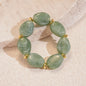 Acrylic Irregular Square Round Beaded Bracelet Bangle for Women Imitation Stone Chain Bracelet Hand Accessories Couple Gifts K