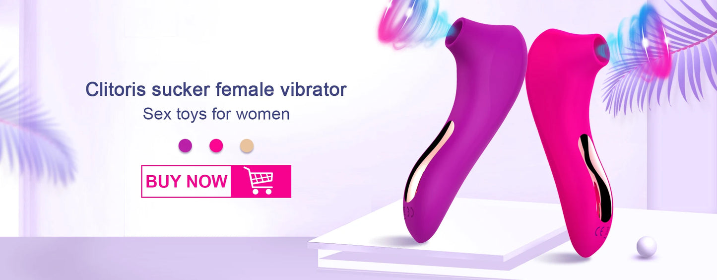 Sucker Clitoris Sucking Vibrator Female Clit Nipple Oral Vacuum Stimulator Massager Sex Toys Adults Goods for Women