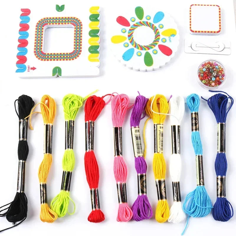 DIY Bracelet Making Kit Jewellery Making Kit Arts for Kids Friendship Craft Kit for 5-12 Years Old Kid Girls Toys Christmas Gift