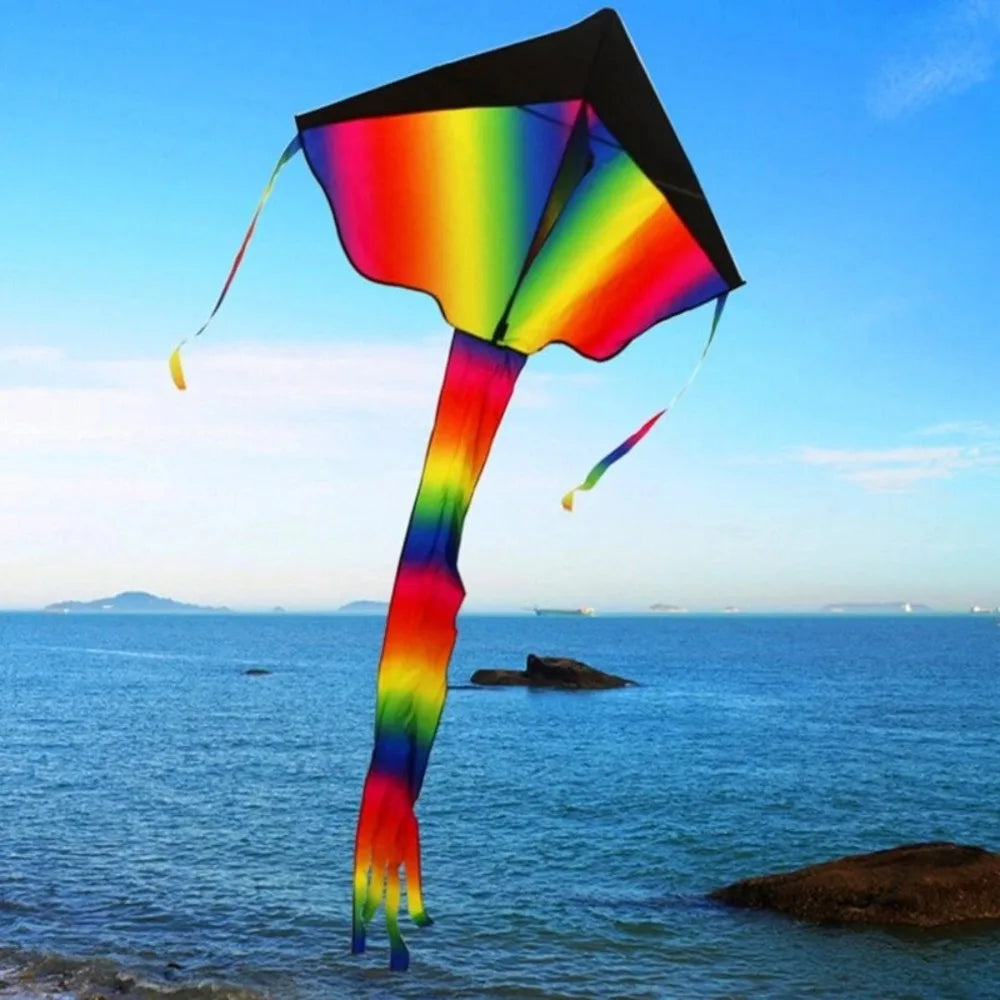 Outdoor Kites, Flying Kites, Triangular Kites with 100m Kite String, Outdoor Flying Tools, Ideal for Summer Outdoor Activities and Camping