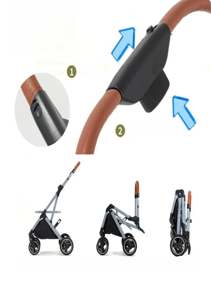 Lightweight Pet Strollers Carrier Car Foldable Travel Carrier for Cat Dog Detachable Pet Strollers Portable Pet Carrier Bag