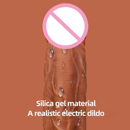 Realistic Dildo Telescopic Vibrator Female APP Remotely Controlled Heating Big Penis Massager Masturbator Sex Toys for Women