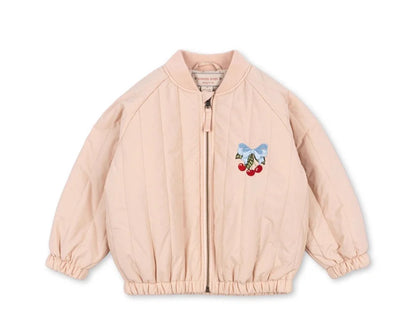 2025 KS Brand Winter Baby Boys Lambswool Jackets Vest Kids Clothes Girls Cherry Jackets Outerwear Coats Flight Suit Jackets 1-9Y