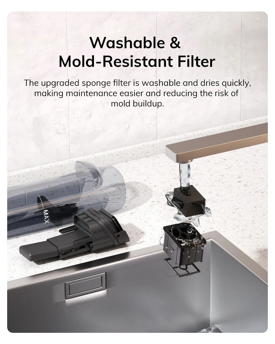 ILIFE W90 Pro Cordless Vacuum Cleaner Mop Wet & Dry, 7000Pa Suction, One Tap Self-Cleaning, Floor Washer, LED Display, Large Dual Water Tank, Upgraded W90