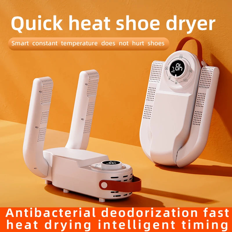 HOMEFISH Intelligent Shoe Dryer Quick Drying Deodorizing Sterilizing Adjustable Timer Household Shoe Warmer And Heater