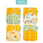 Happyflute New Desig Hot Sale 4Pcs OS Pocket Diaper Washable&Reusable Absorbent Ecological Diaper Cover Adjustable Baby Nappy