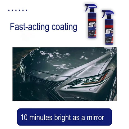 500ml Car Ceramic Coating Spray 3 In1 Car Paint Repair Shield Coating Car Paint Scratch Repair Remover Auto Polishing Spraying