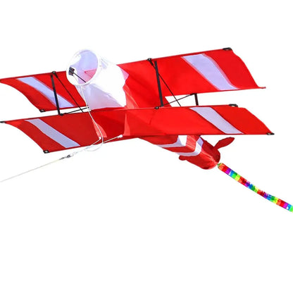 3D Airplane Kites Outdoor Games Activities with Line Board & Line Long Tail Easy to Fly Park Plane Kite for Kids Adults