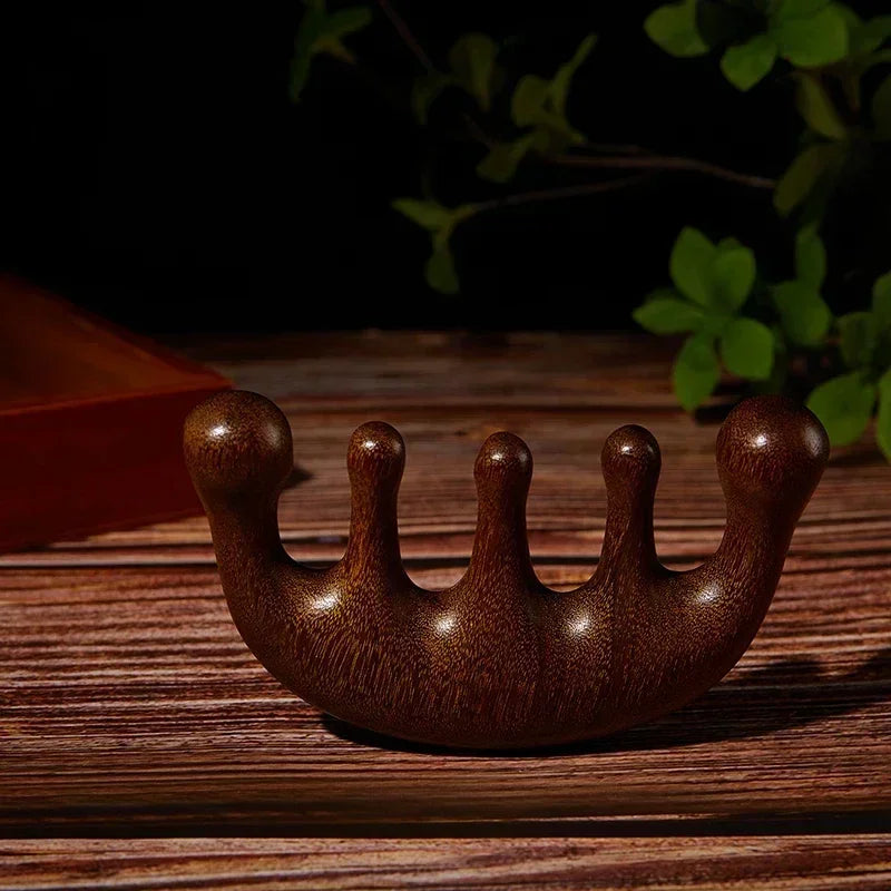 Wide-Toothed Gua Sha Massage Comb Facial Massager for Head Face Scalp And Body - Traditional Chinese Healing Gua Sha Tool
