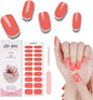 20/22Tips UV Semi cured Gel Nail Stickers Waterproof Long Lasting Full Gel Nail Wraps Press On Nail Decal DIY Manicure