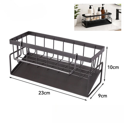 Kitchen Sink Drain Rack Sponge Storage Flexible Faucet Holder Soap Drainer Towel Rack Shelf Organizer Kitchen Accessories