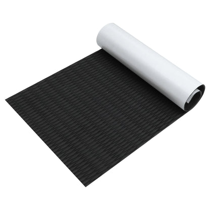 Uxcell 1200X300X6mm EVA Faux Teak Decking Sheet Carpet Non-Slip Self-Adhesive  for Boat Yacht Marine Deck Pad RV Car Flooring