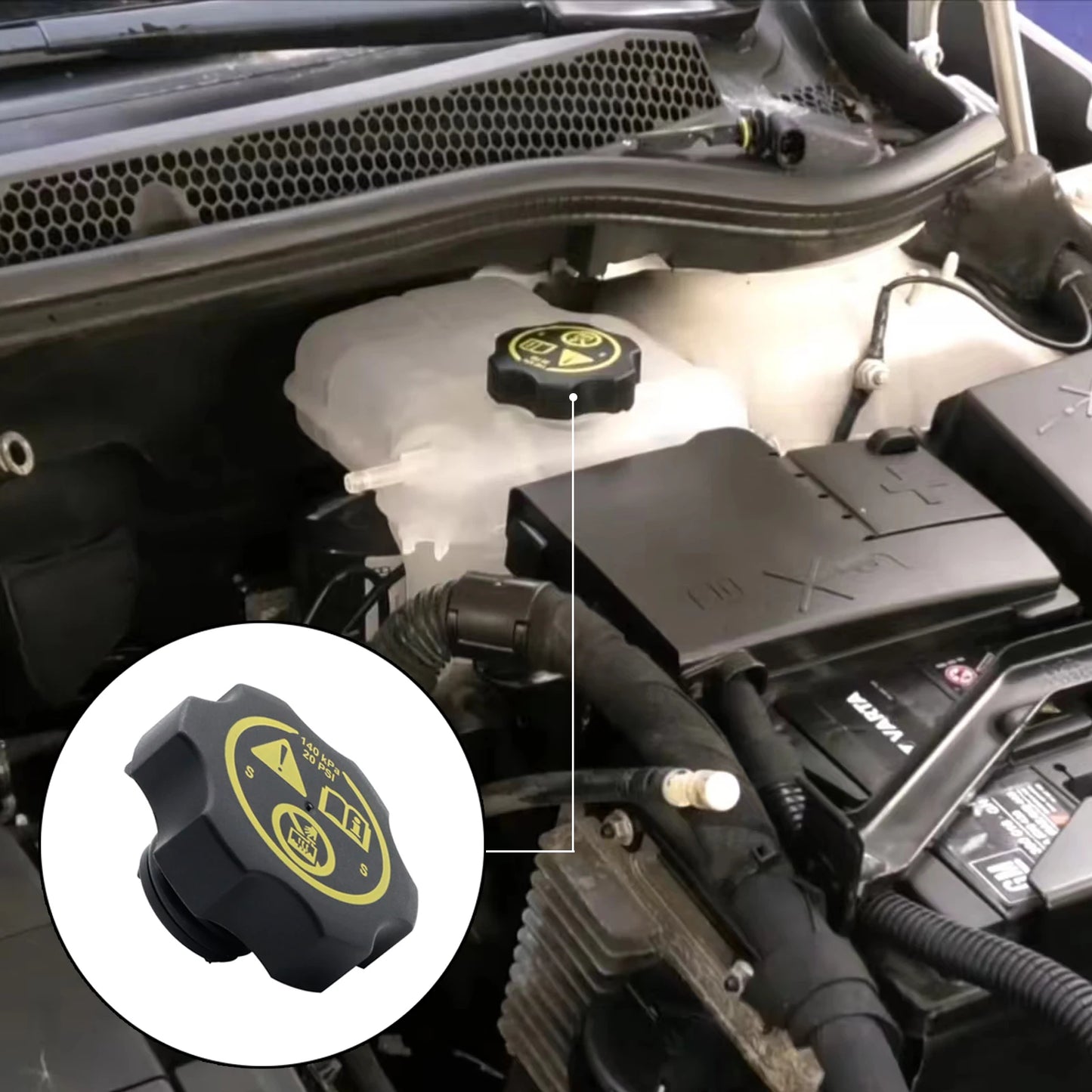 13502353 Car Tank Radiator Expansion Water Tank Cap For Vauxhall Trax Astra Insignia Corsa Zafira Meriva Mokka Ampera Adam Buick