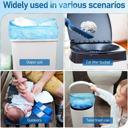 Diaper Pail Garbage bag Compatible with Tommee Tippee Sangenic Simplee and Twist&click and Sangenic Tec Pail Replacement Bag