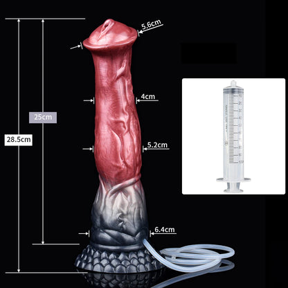 NNSX Horse Squirting Anal Plug Dildo Ejaculation Penis with Strong Sucker G-spot Stimulation Silicone Erotic Sex Toys For Woman