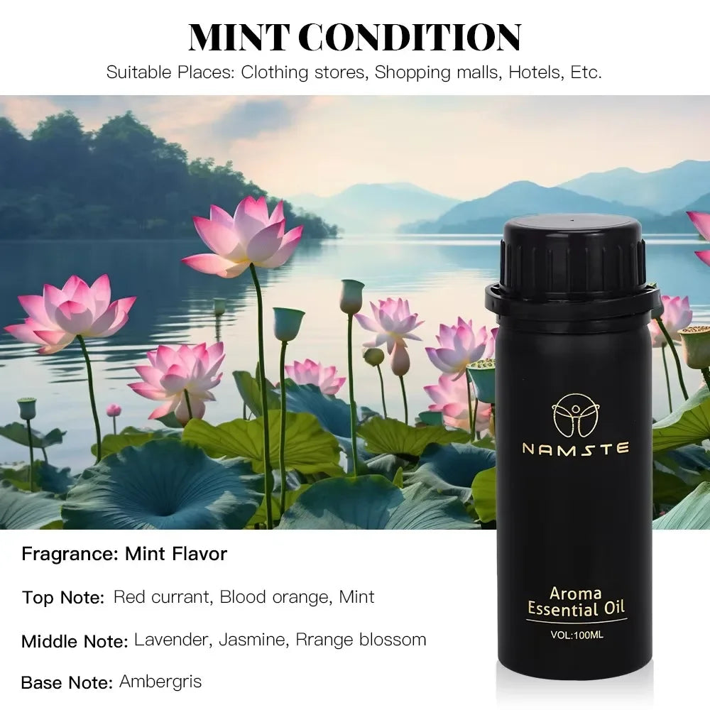 NAMSTE 100ML Glory Upgrade Concentrated Perfume Essential Oil For Electric Diffuser Device Pure Plant Extract Aromatic Oasis