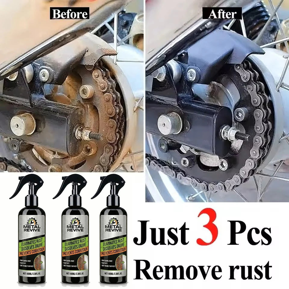 Multifunctional car rust remover used for removing rust providing surface protection on car brake pads iron metal surface 1/3PCS