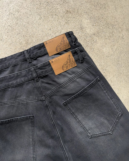 Hip-hop gold coin jeans Y2K retro low waist wide leg zipper pants y2k clothing men's fashion embroidered loose jeans