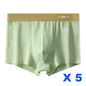 5 Pcs Men's Striped Funny Boxer Shorts Underwear Sexy Underpants Man Male Homme U Convex Shorts Lingerie Boxershorts  Panties
