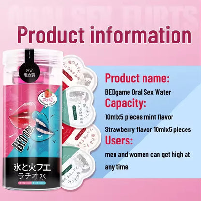 20Pcs Sex Toys Couples Women Oral Sex Candy Blowjob Popping Flirting Men Blowjobs Stimulate Enjoy Fire Ice Feeling Blowjob Toy