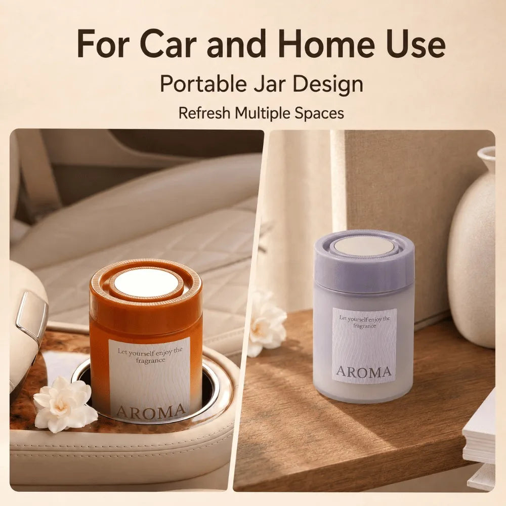 Solid Car Air Fresheners For Universal Vehicles Odor Eliminator Long Lasting Fragrance Interior Aroma Gel Auto Accessories Decor