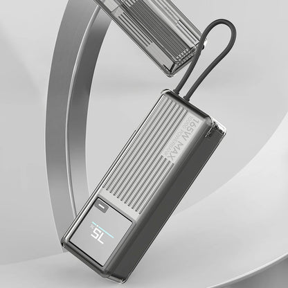 Sikai TPU case for Xiaomi 165W Power Bank 10000mAh PB1165MI with Built in USB C Cable Portable Charger Travel Storage Case