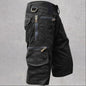 Men's Cotton Casual Cargo Shorts Summer New Loose Straight Oversized Workwear Shorts Multi Pockets Outdoor Short