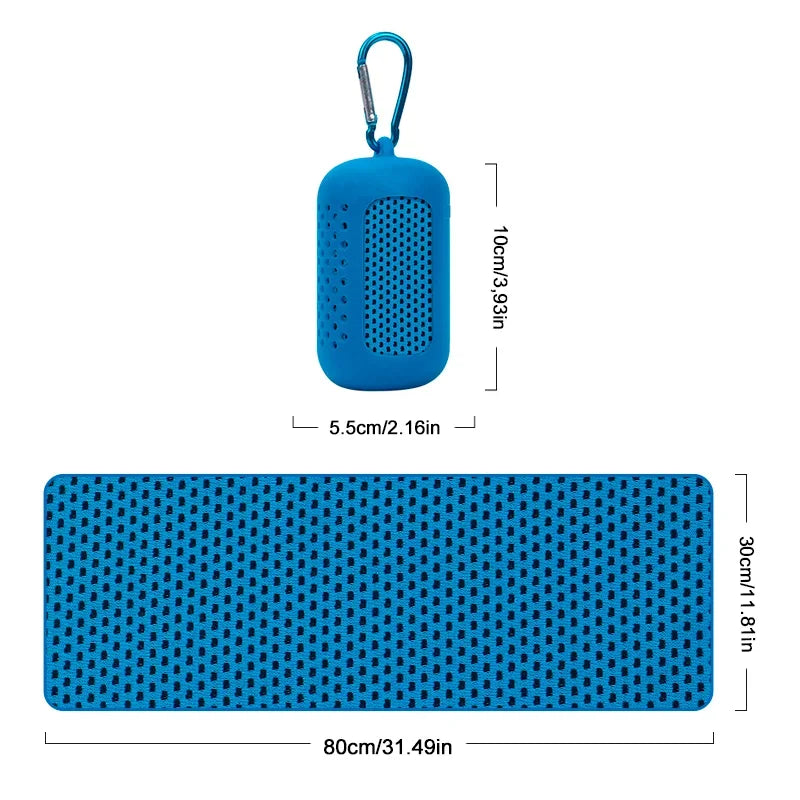 Outdoor Microfiber Quick-Dry Sports Cooling Ice Towel Cold Towel Fitness Cool Towel Camping