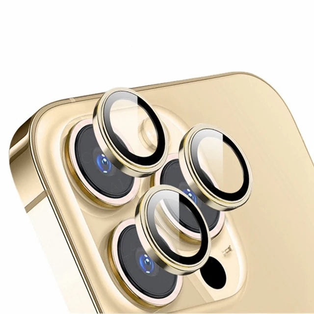 2-3Pcs Blue Colour Metal Lens Ring For IPhone 17 16 15 14 Pro Max Camera Protector Covers For IPhone 13 Pro Max Full Cover Glass