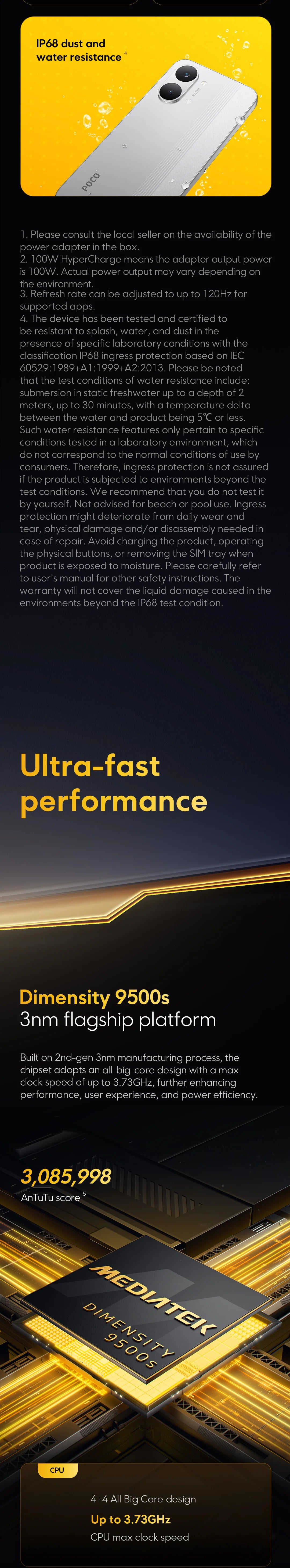 POCO X8 Pro MAX 5G NFC 256GB/512GB Smartphone 6.83" AMOLED