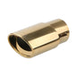 Universal Car Exhaust Muffler Tip Round Stainless Steel Car Tail Rear Chrome Round Exhaust Pipe Tail Muffler Tip Pipe