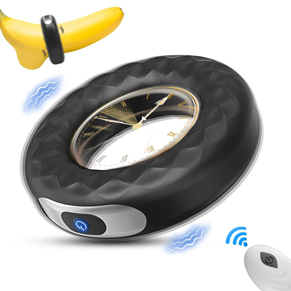 APP Bluetooth Vibrator for Men Cock Ring Penis Vibrating Penis Delay Trainer Cock Ring Glans Massager Male Sex Toys for Adult 18