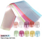 8/10pcs Holographic Aurora Film Nail Glass Foil Sparkly Ice Cube Transfer Paper Cellophane Sliders DIY Full Cover Manicure Wraps